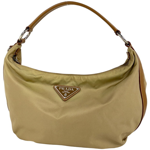 Prada Shoulder Bag nylon beige - Picture 1 of 6